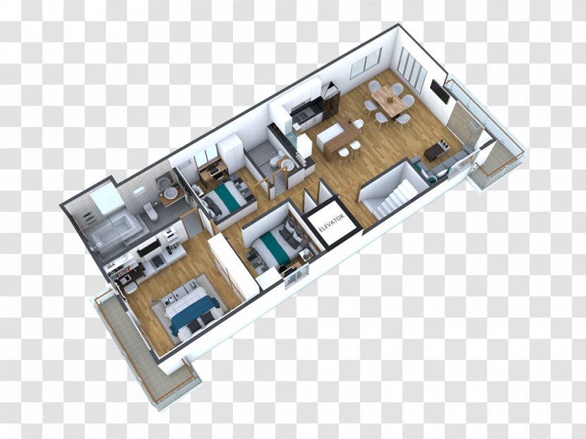 0 დომუსი Bagebi Kindergarten Apartment - Georgia - 3d Floor Plan Transparent PNG