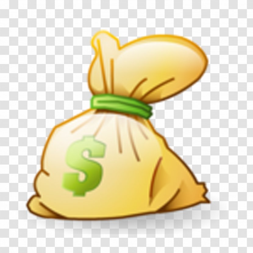 Money Bag Icon - Fruit - Gold Transparent PNG