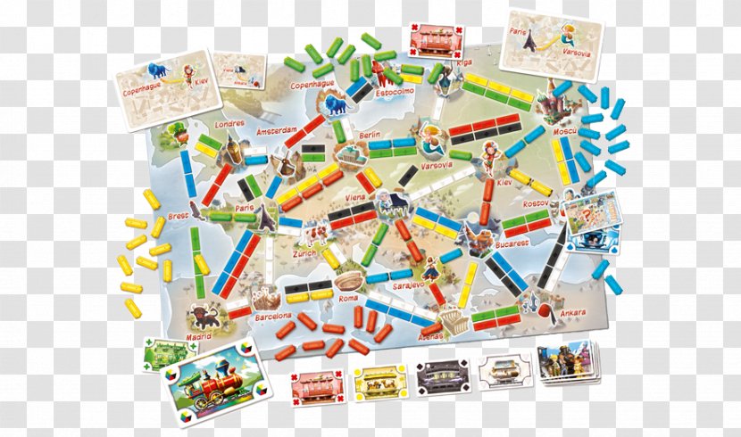 Ticket To Ride: First Journey Train Rail Transport Days Of Wonder Ride Series - Game Transparent PNG