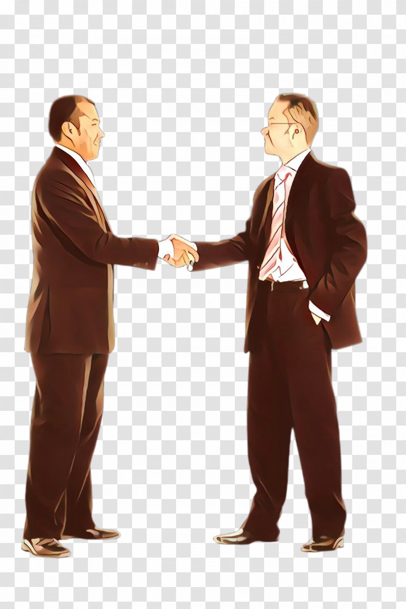 Handshake - Suit - Conversation Tuxedo Transparent PNG