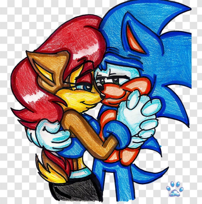 Visual Arts Sonic & Sally - Tree - Watercolor Transparent PNG