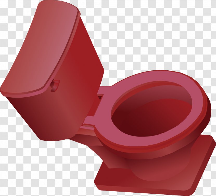 Toilet Seat Designer - Red - Europe And The United States Fine Transparent PNG