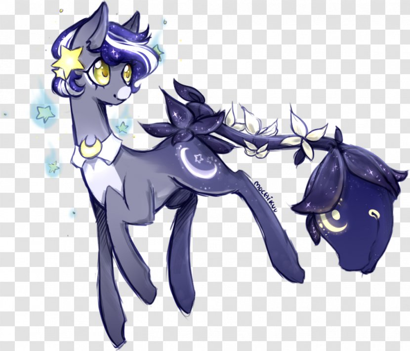 Horse Pony Mammal Animal - Flower - Starry Sky Transparent PNG