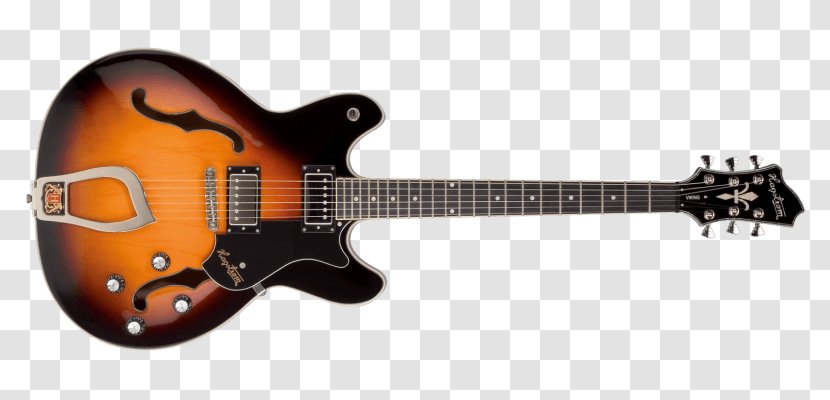 Hagström Viking Electric Guitar Fender Stratocaster - Musical Instruments Corporation - Semiacoustic Transparent PNG