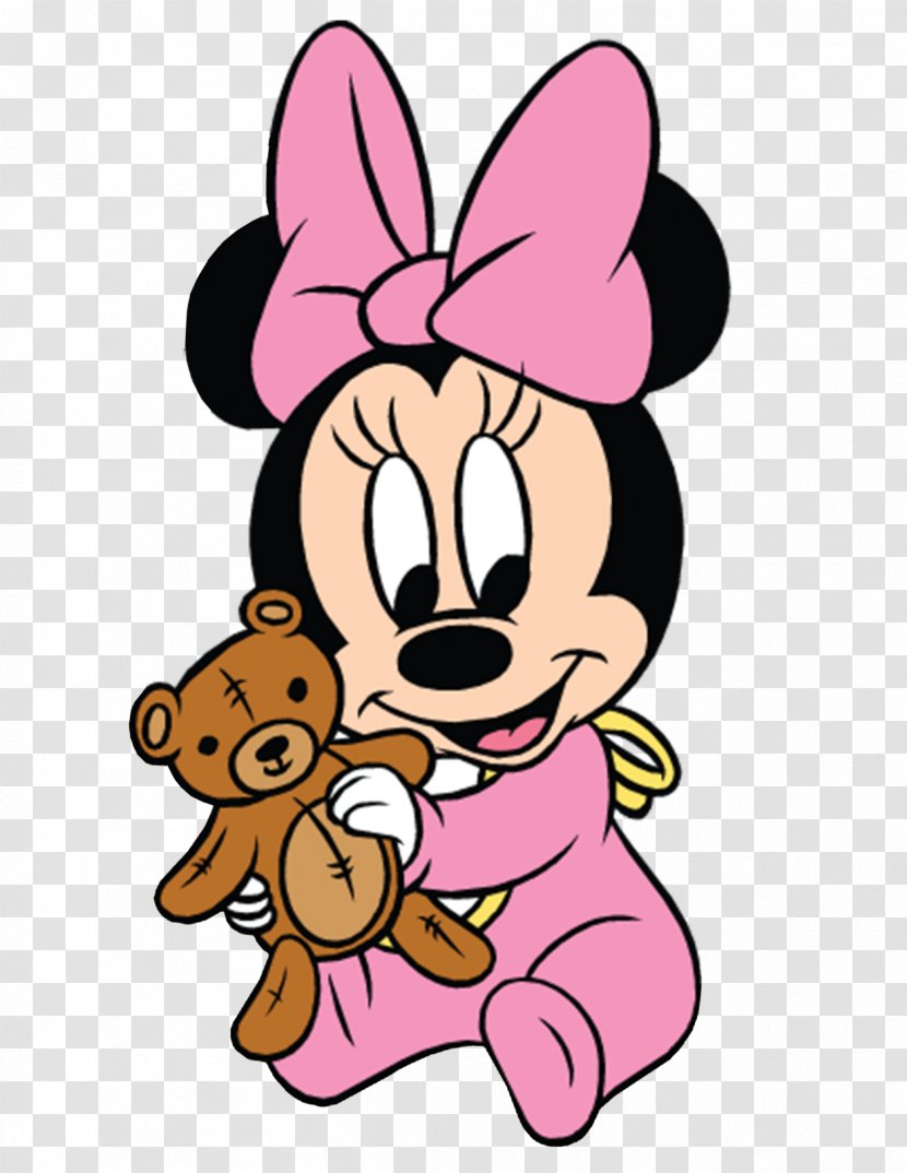 Minnie Mouse Mickey Clip Art - Flower Transparent PNG