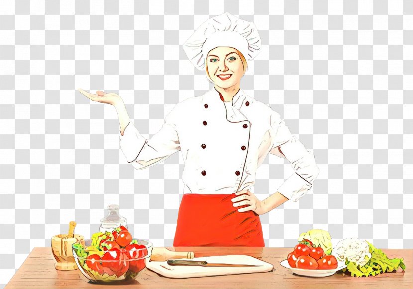 Chef Cartoon - Art - Vegetable Dish Transparent PNG