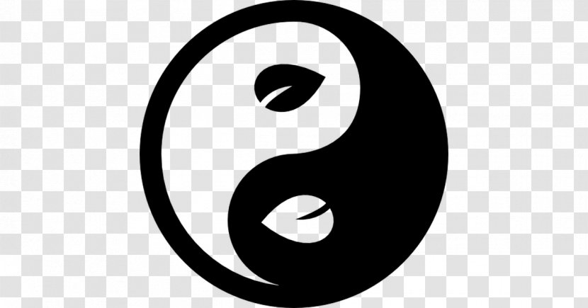 Yin And Yang Black White Symbol Clip Art - Logo Transparent PNG