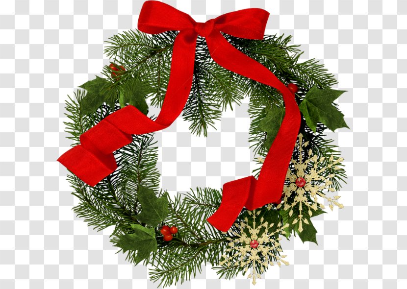 Wreath Christmas Ornament - Conifer Transparent PNG