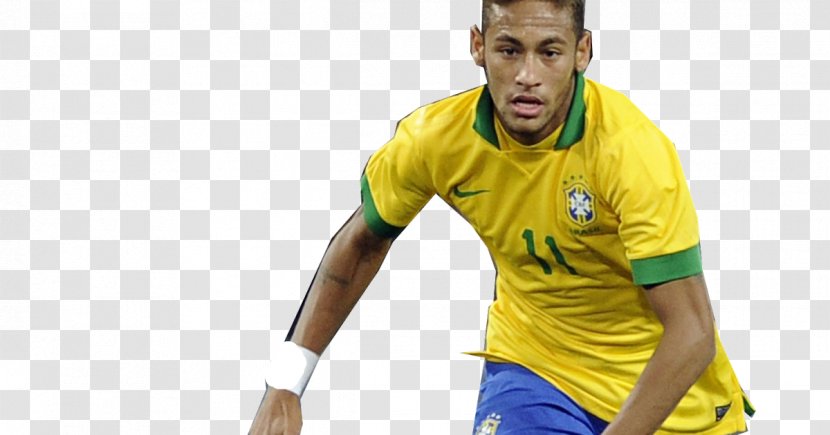 Neymar T-shirt Brazil National Football Team Player - Jacket Transparent PNG