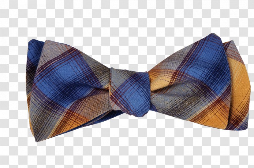 Bow Tie Tartan Cobalt Blue - Fashion Accessory - Bowtie Transparent PNG