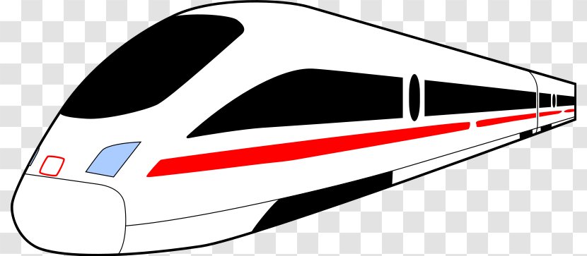 Train Rail Transport Rapid Transit Clip Art - Track - Bullet Cliparts Transparent PNG