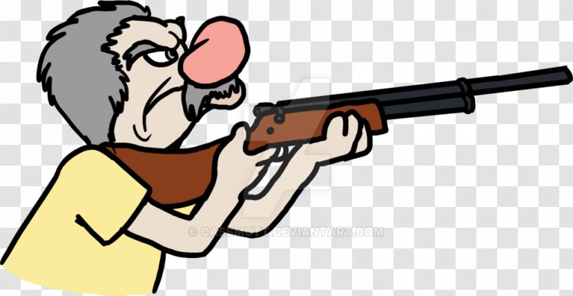 Air Gun Firearm Barrel Clip Art - Fictional Character Transparent PNG