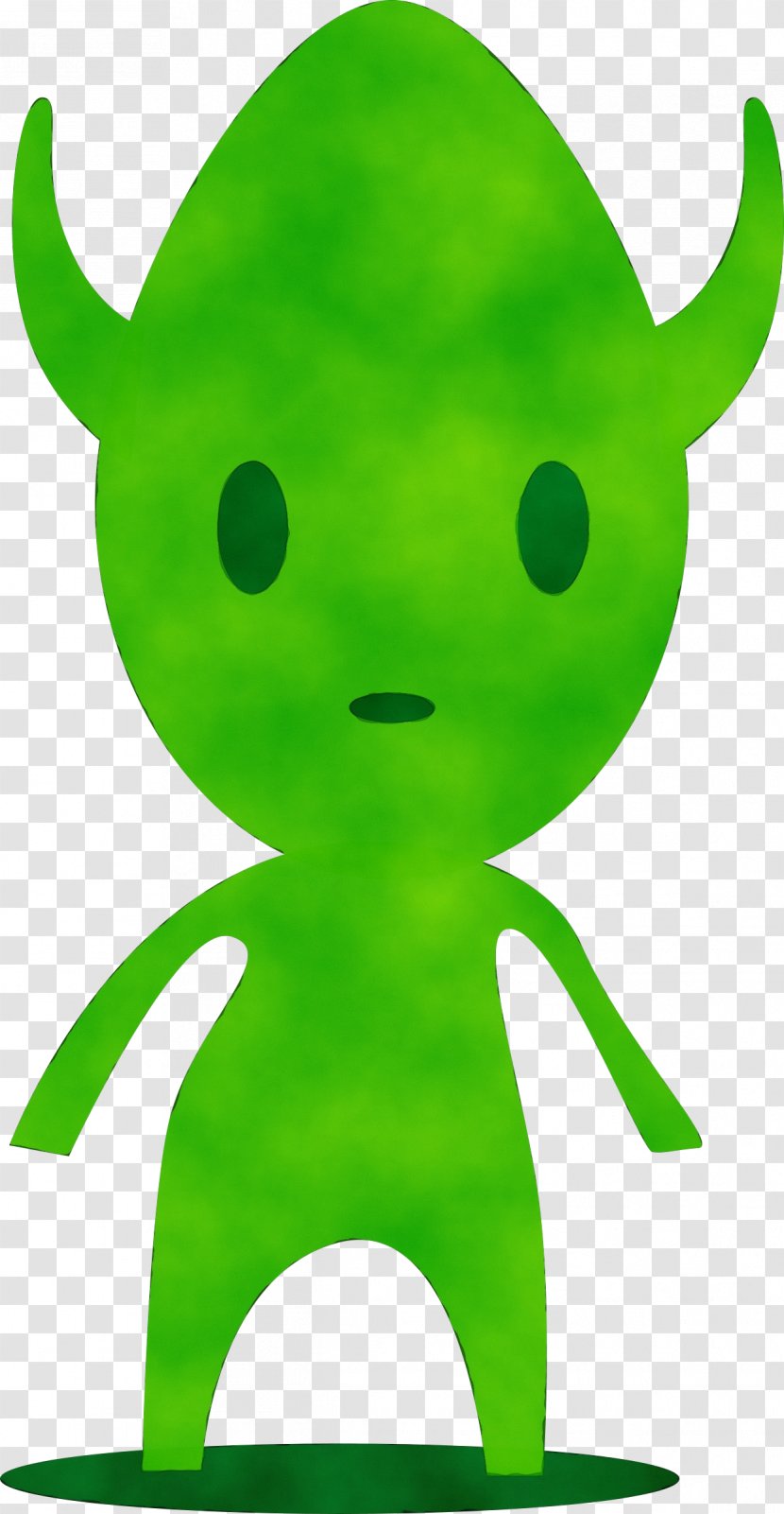 Green Clip Art Fictional Character Symbol - Wet Ink Transparent PNG