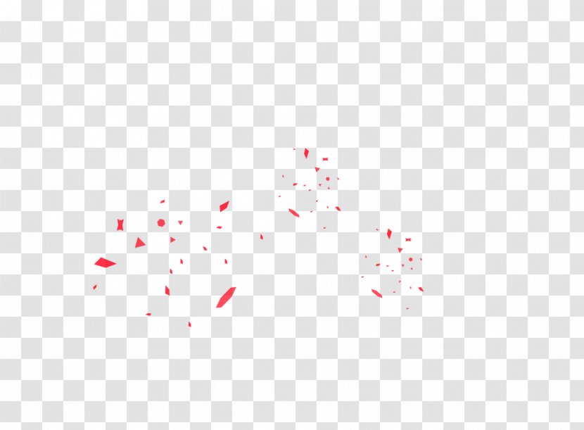 Angle Pattern - White - Red Irregular Shapes Falling Transparent PNG