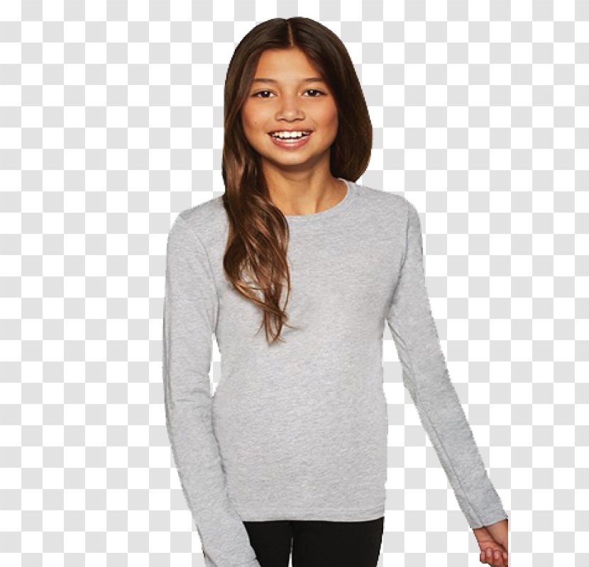 Long-sleeved T-shirt Shoulder Sweater - Tshirt - Garments Model Transparent PNG