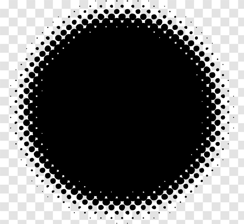 Drawing - Black - Halftone Transparent PNG