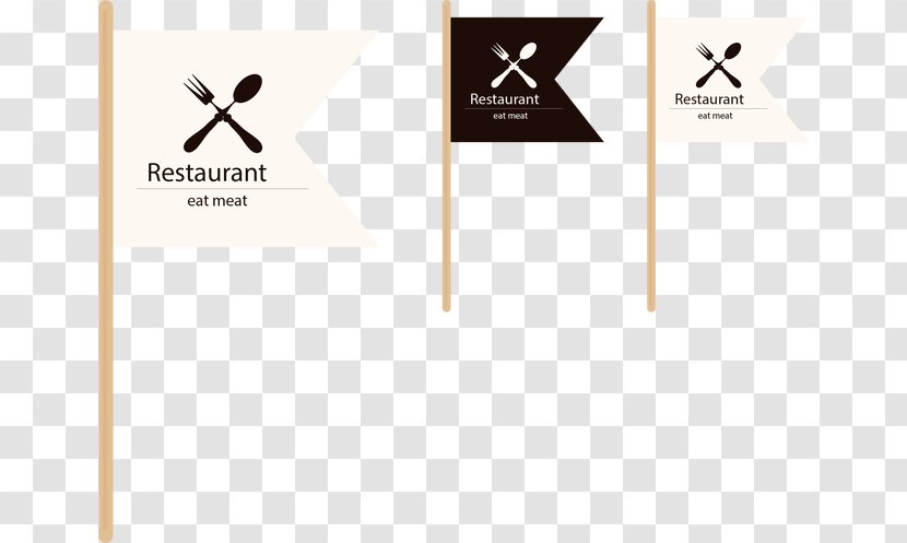 Clip Art - Brand - Restaurants Vector Flag Transparent PNG