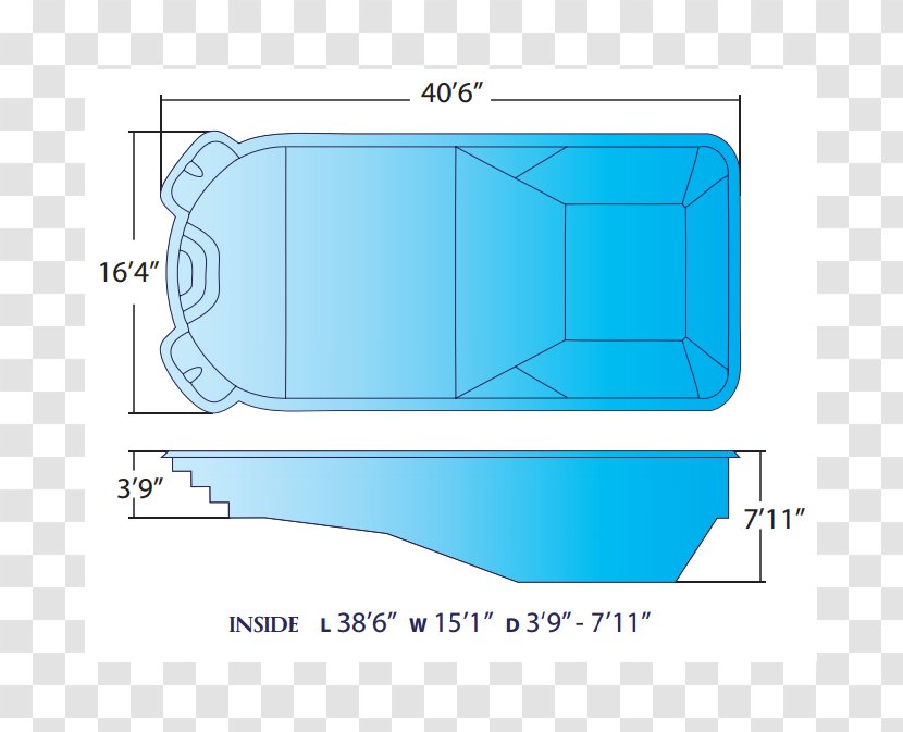 Product Design Swimming Pool Fiberglass - Area - Leisure Coat Transparent PNG