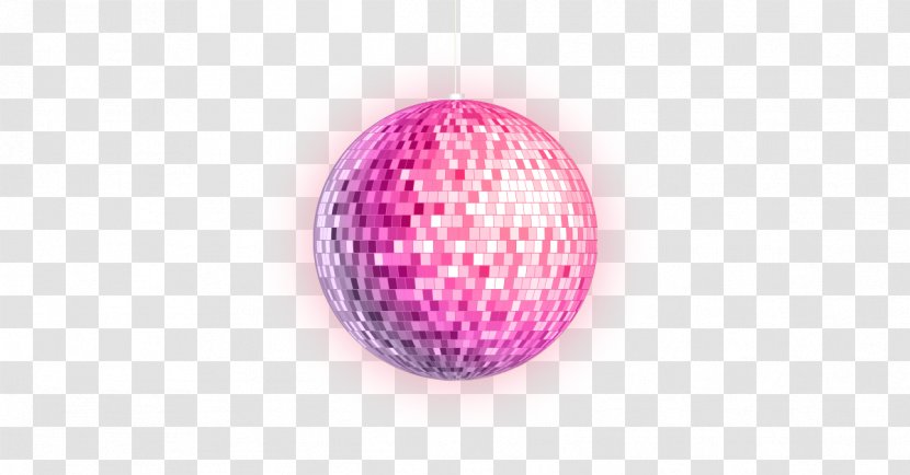 Light Disco Ball Nightclub Clip Art - Magenta Transparent PNG