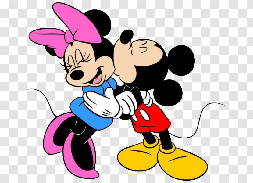 Mickey Mouse Minnie Pete Kiss Clip Art - Cartoon - Birthday Cliparts Transparent PNG