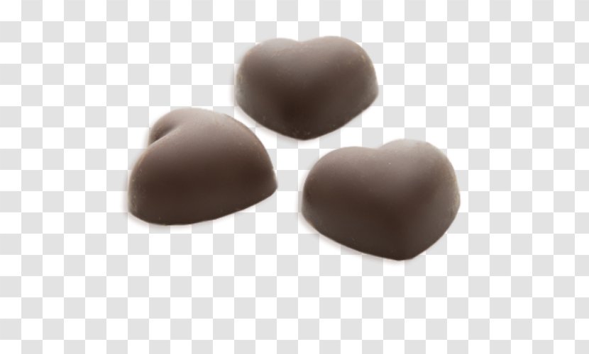 Praline Chocolate Truffle - Heart - Dark Transparent PNG