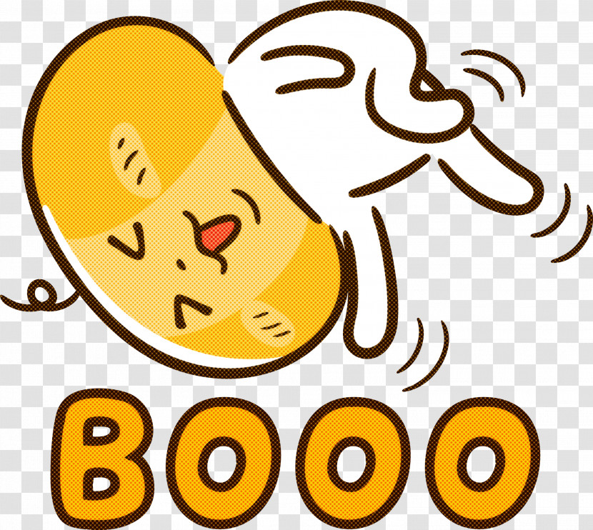 Booo Happy Halloween Transparent PNG