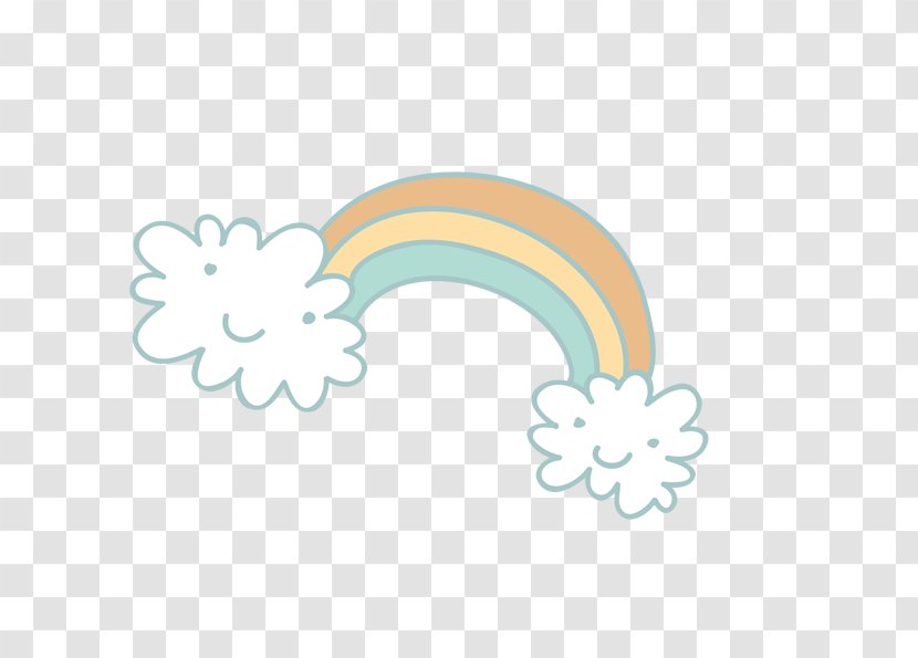 Rainbow Sky Cartoon Transparent PNG