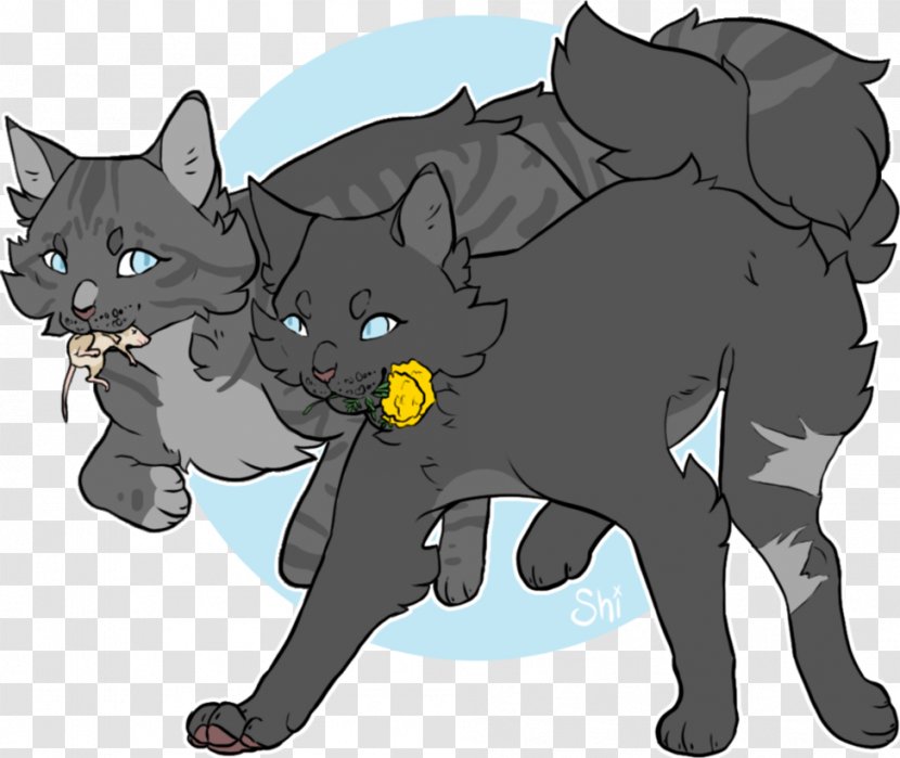 Black Cat Kitten Whiskers Dog - Canidae Transparent PNG