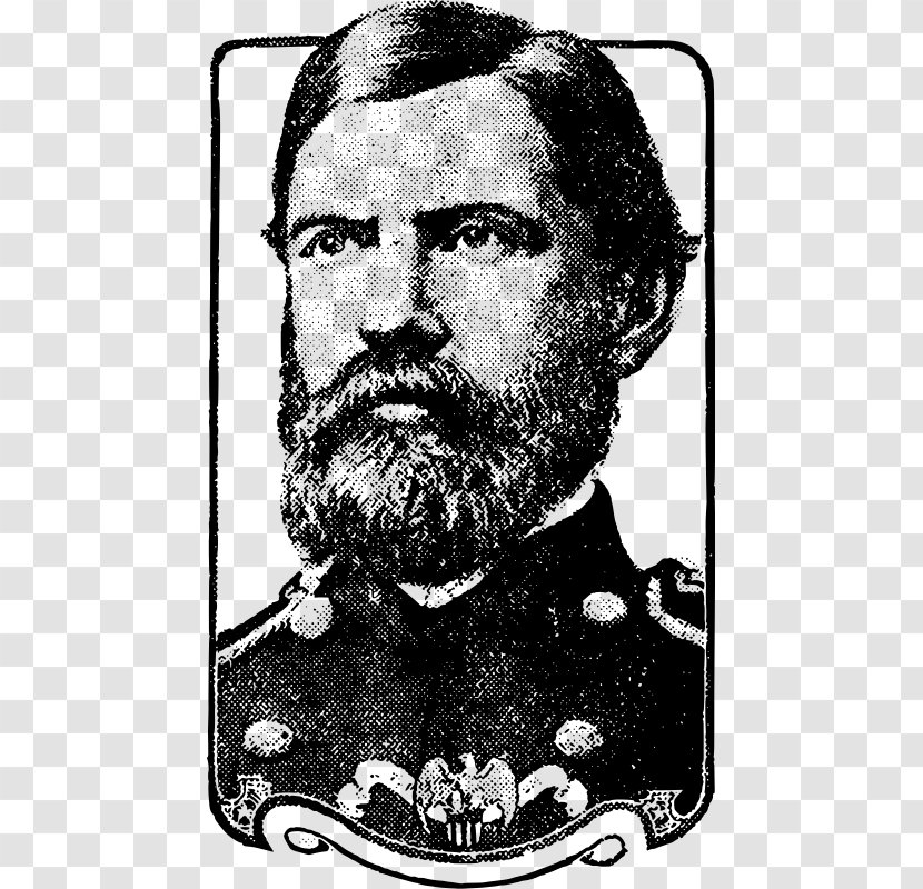 Beard Clip Art - Moustache - Civil War Generals Transparent PNG
