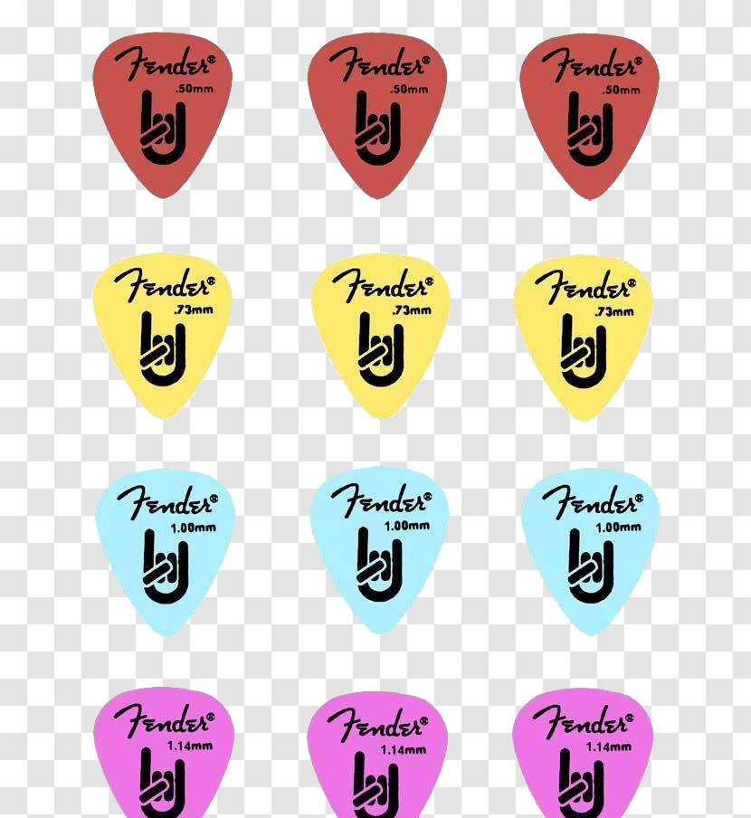 Guitar Pick Classical Electric - Heart - Paddle Transparent PNG
