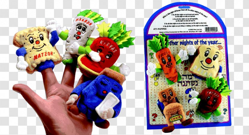 Toy Finger Puppet Food - Zion Judaica Transparent PNG