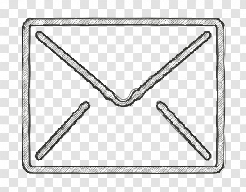 Contact Icon - Mail - Triangle Envelope Transparent PNG
