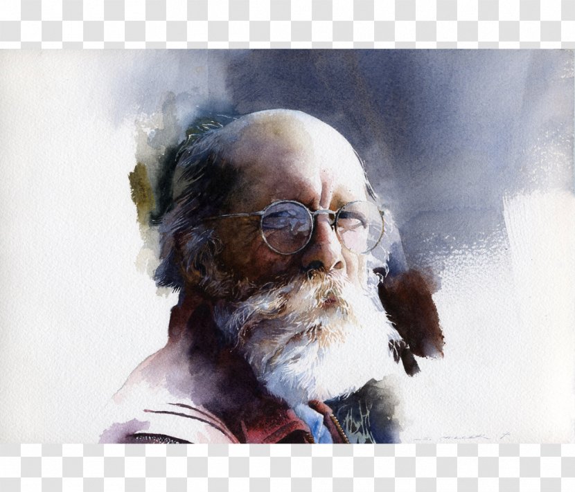 Watercolor Painting Art Drawing Portrait - Landscape Transparent PNG