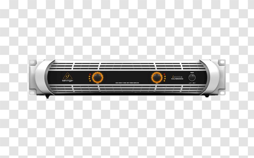 BEHRINGER Behringer INUKE NU3000 Audio Power Amplifier NU6000DSP - Hardware Transparent PNG