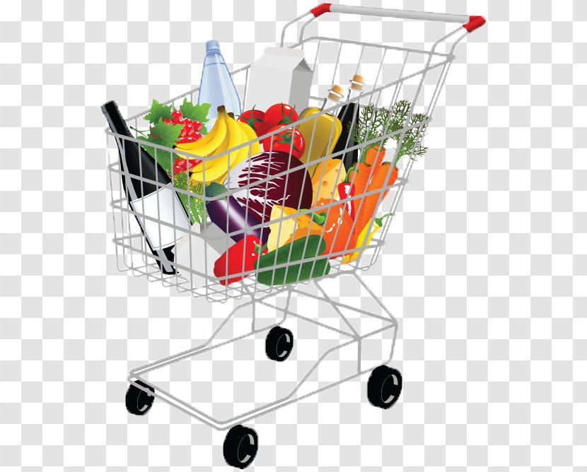 Supermarket Grocery Store Desktop Wallpaper Clip Art - Retail - Shopping Cart Transparent PNG