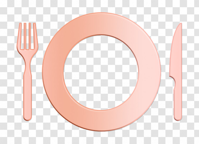 Kitchen Icon Plate With Fork And Knife Eating Set Tools From Top View Icon Tools And Utensils Icon Transparent PNG