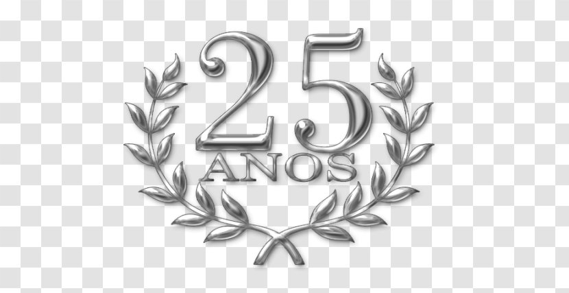 Paper Convite Silver Wedding Industry - 25 Anniversary Transparent PNG