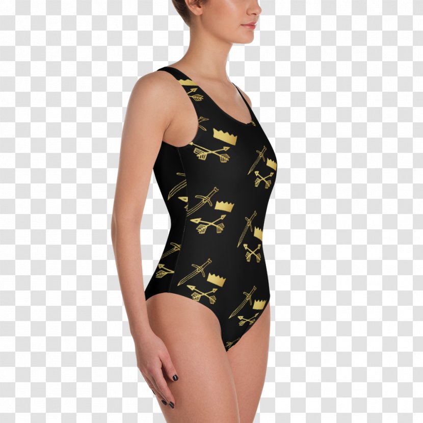 One-piece Swimsuit T-shirt Clothing Maillot - Flower Transparent PNG