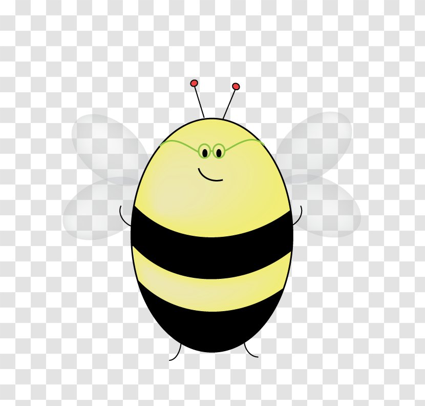 Honey Bee Clip Art Smiley Product Design - Smile - Pollinator Partnership Transparent PNG