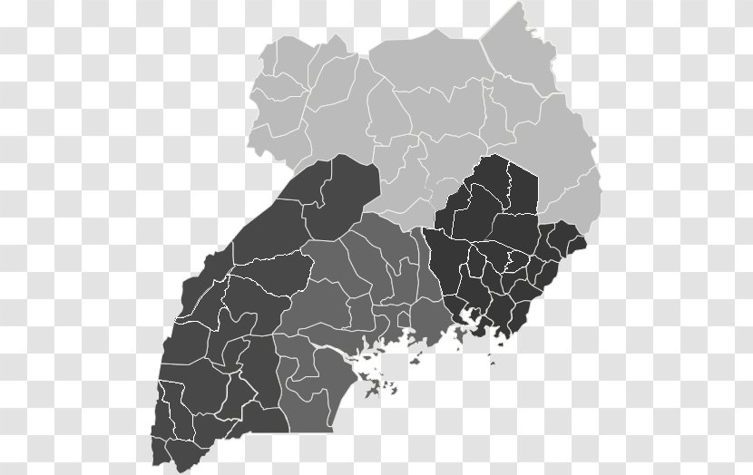 Blank Map Mercator Projection Bududa District Transparent PNG