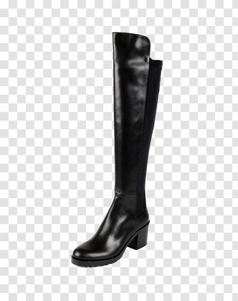 Riding Boot Leather - Heart - Italy Imports Of Black Cow Boots Gaotong Transparent PNG