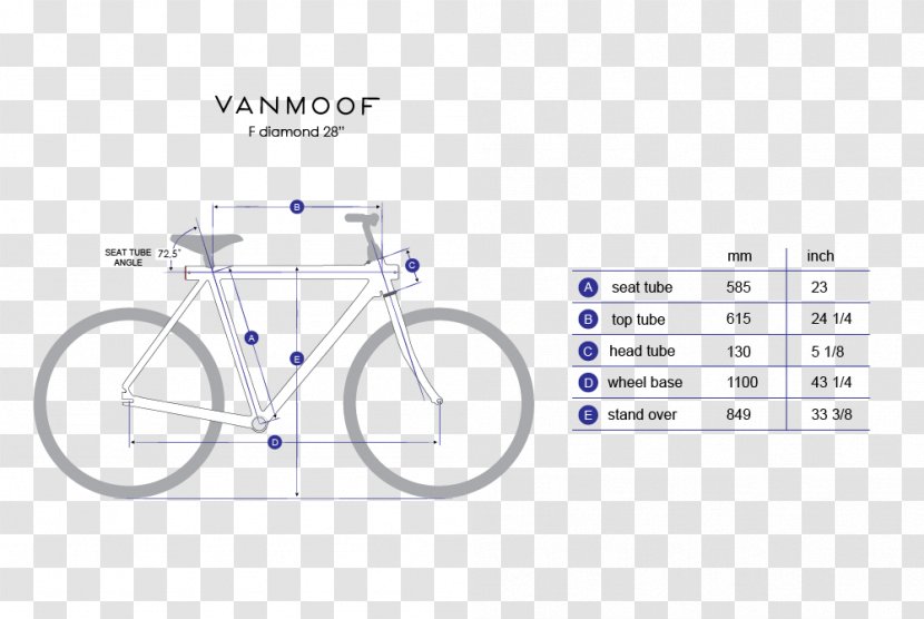 Bicycle Wheels Frames VanMoof B.V. Brand Store - Diagram Transparent PNG