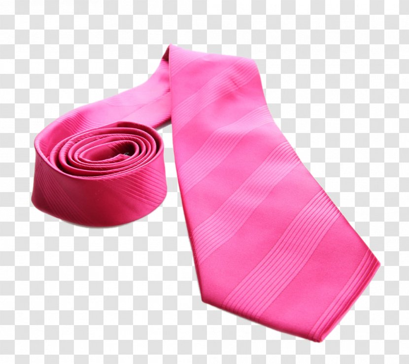 Necktie Pink Red - Magenta - Tie Transparent PNG