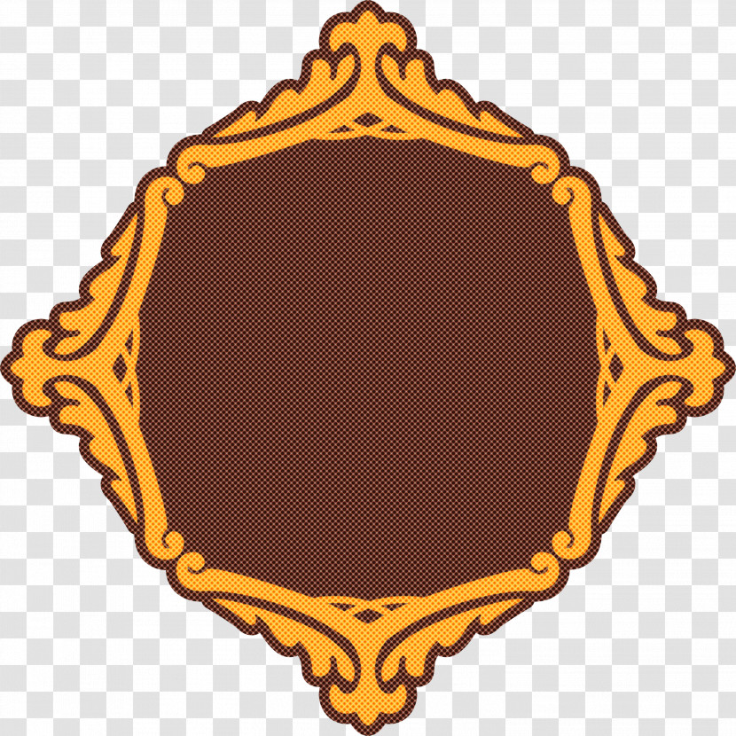 Yellow Brown Pattern Emblem Visual Arts Transparent PNG