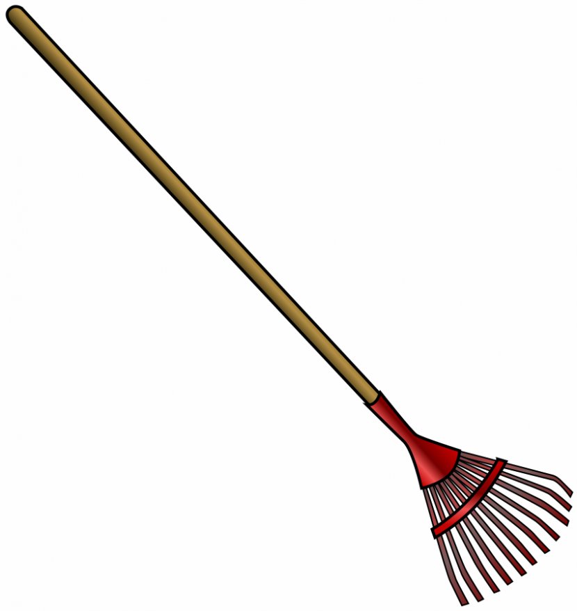 Rake Garden Clip Art - Tool - Yard Work Cliparts Transparent PNG