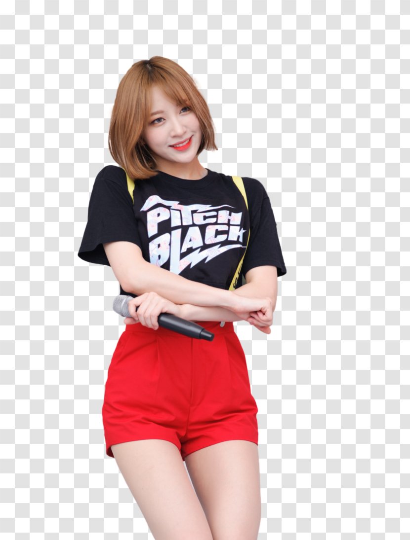 T-shirt Cheerleading Uniforms Shoulder Sleeve Shorts - Heart Transparent PNG