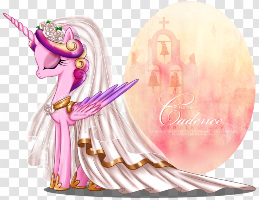 Princess Cadance Rainbow Dash Twilight Sparkle Pony Wedding Dress - Bride - Little Transparent PNG