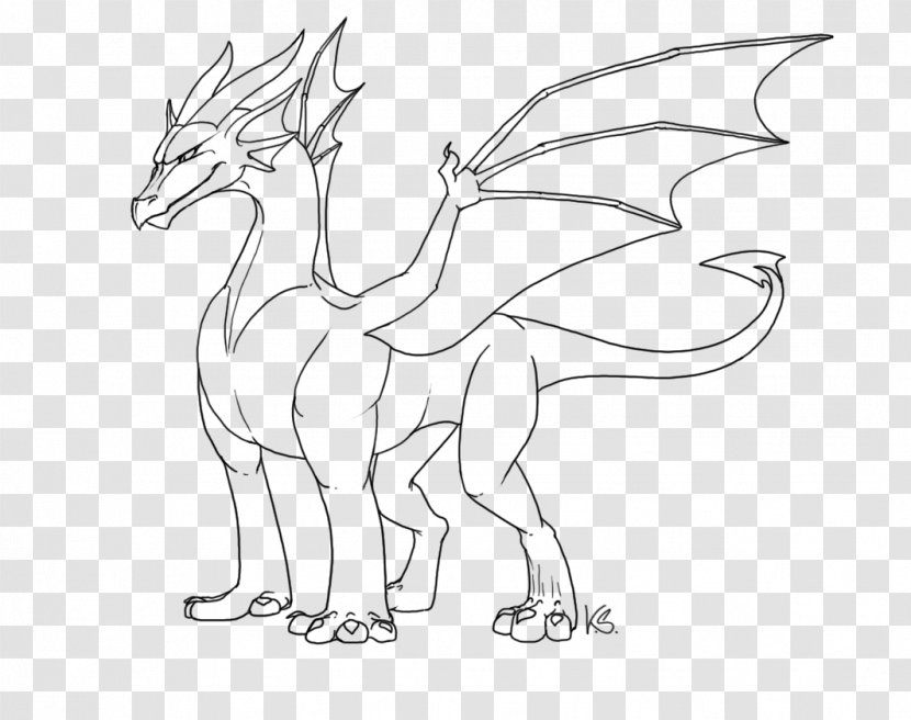 Drawing Welsh Dragon Chinese Clip Art - Silhouette Transparent PNG