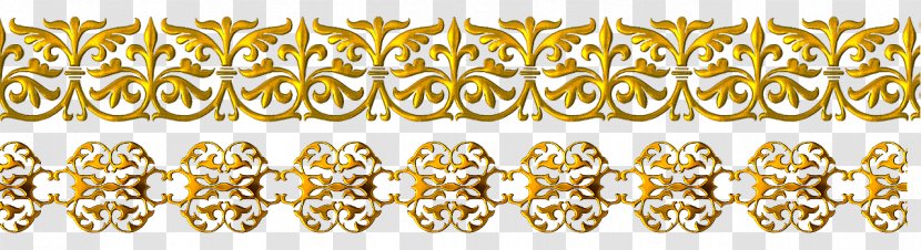 Gold Yellow Pattern - Material - Vector Frame Transparent PNG