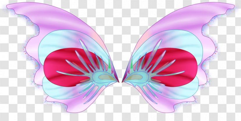 Pink M - Butterfly Transparent PNG